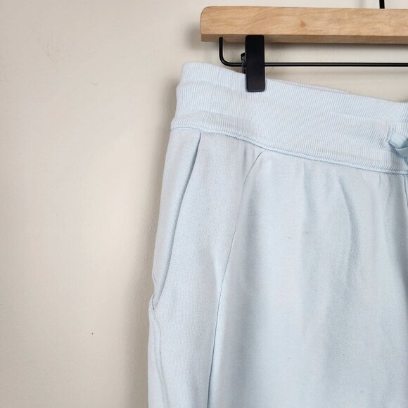 Lululemon sz 10 women light blue jogger pants joggers cropped - Picture 3 of 13